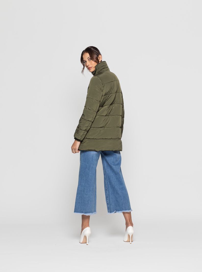 Parka Mujer Kaira Verde Musgo Lineatre-2