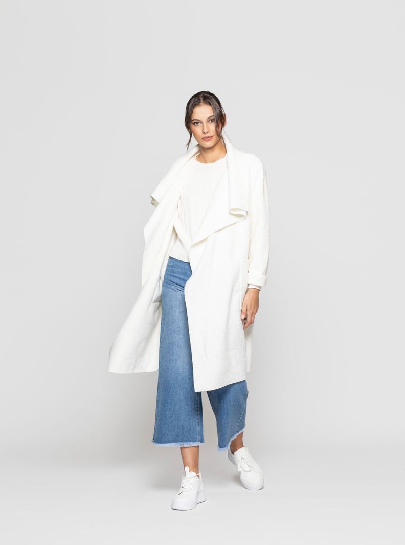 Abrigo Mujer Sofia Crudo Lineatre-0