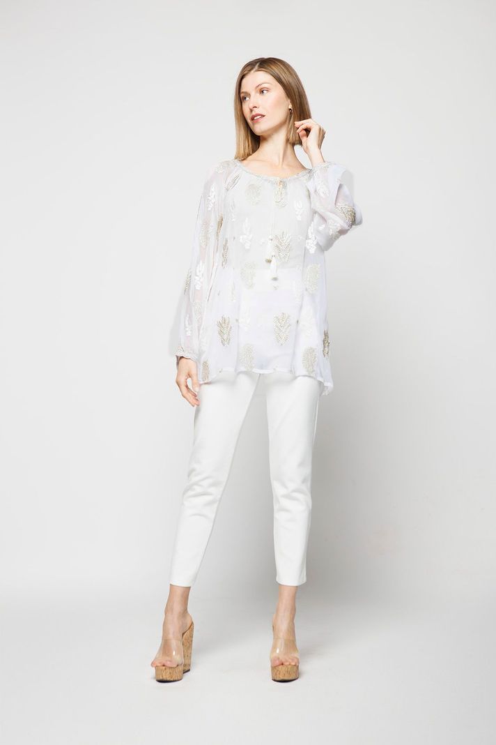 BLUSA VIOLETA BLANCO Ludovica-0