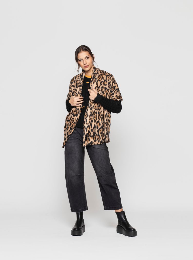 Echarpe Mujer Naelis Camel Lineatre-0