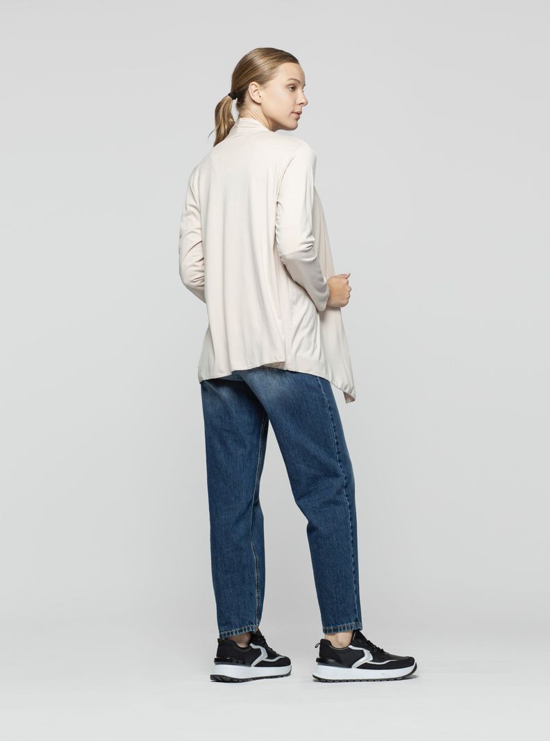 Tapado Mujer Nayren Beige Lineatre-1