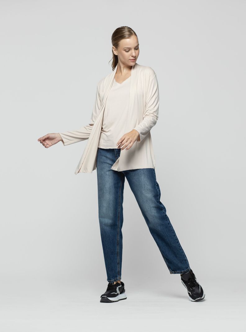 Tapado Mujer Nayren Beige Lineatre-2