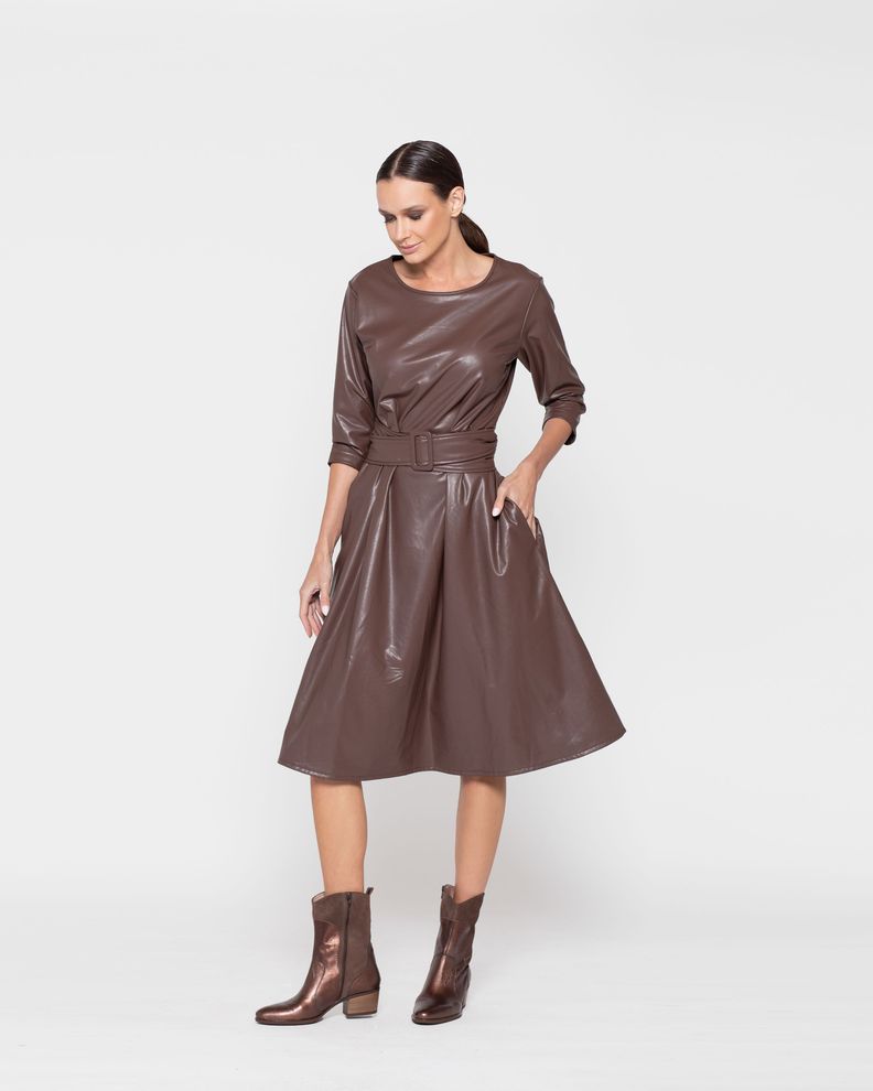 VESTIDO FRESIA CHOCOLATE Ludovica-1