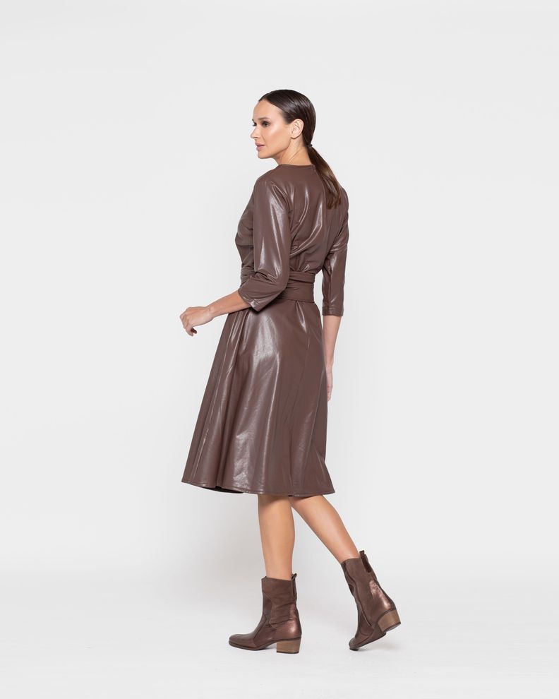 VESTIDO FRESIA CHOCOLATE Ludovica-2