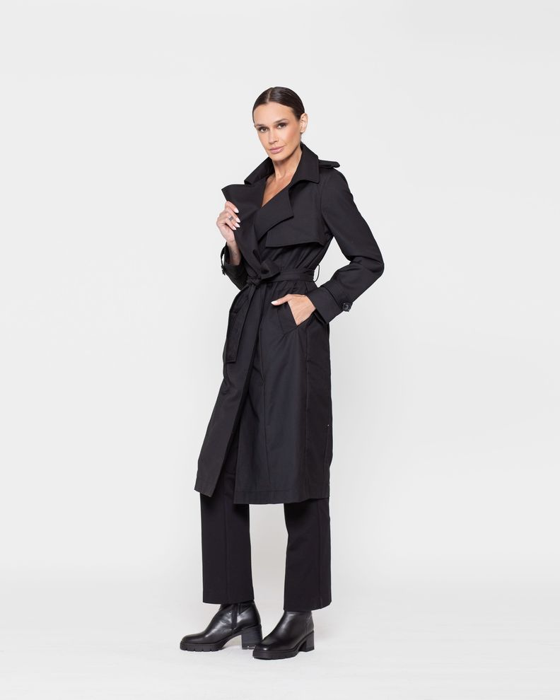 TRENCH JACINTO NEGRO Ludovica-1