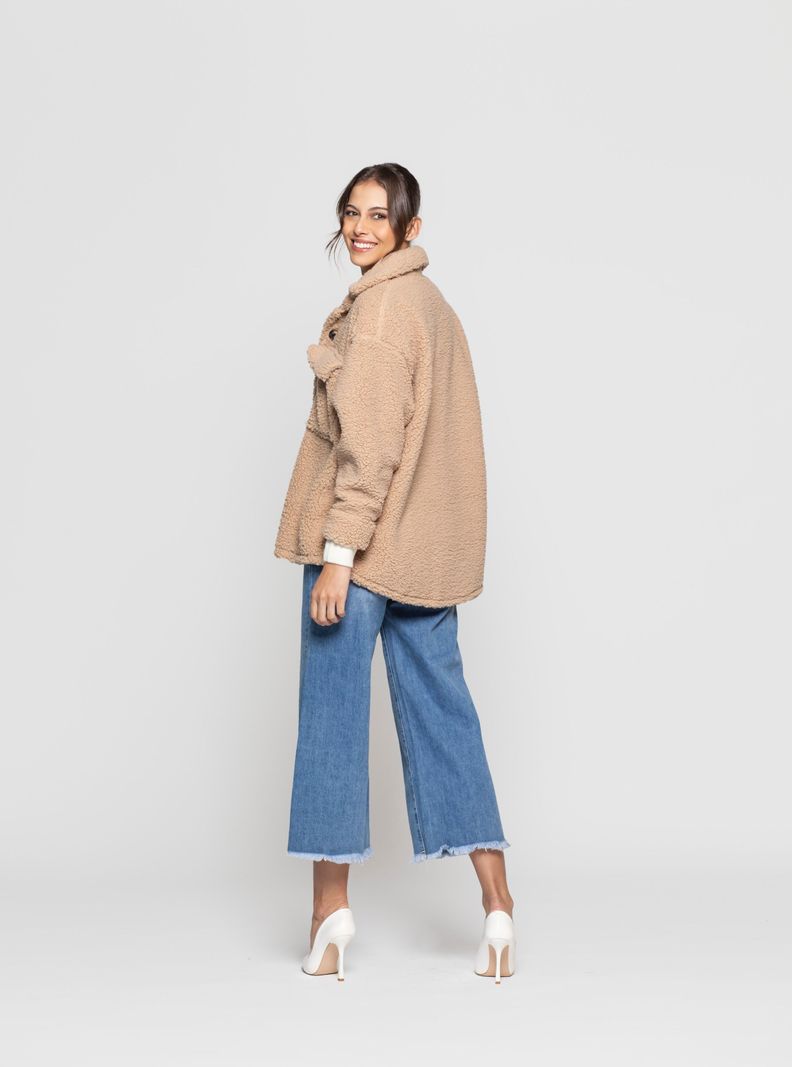 Chaqueta Mujer Noelis Beige Lineatre-0