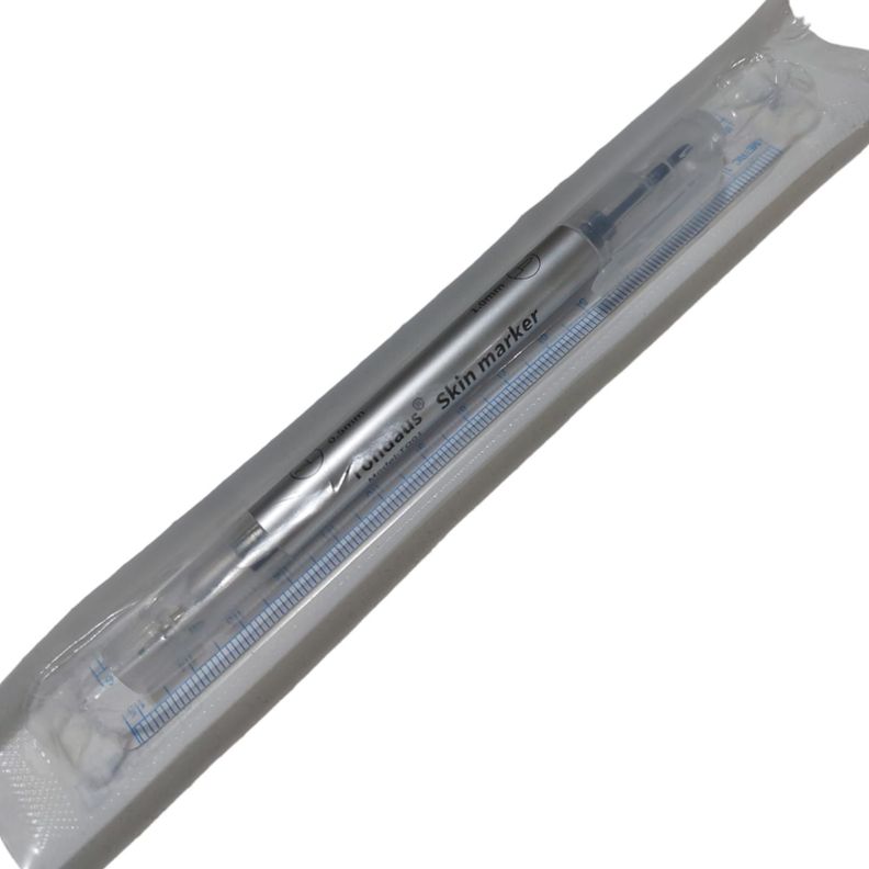 Lápiz Quirúrgico Marcador Estéril Negro + Regla Microblading-2