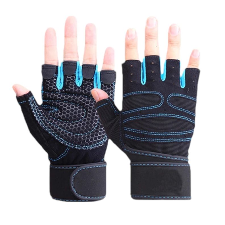 Guantes Entrenamiento Gym Pesas Antideslizantes-1