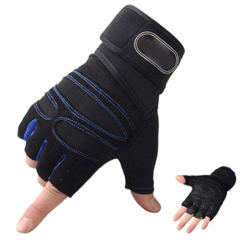 Guantes Entrenamiento Gym Pesas Antideslizantes-4