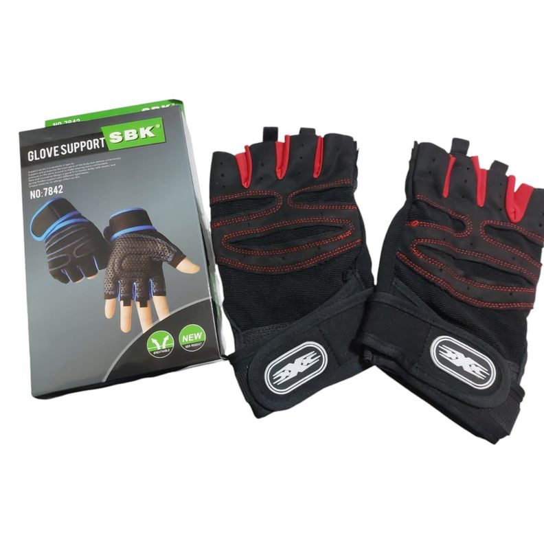 Guantes Entrenamiento Gym Pesas Antideslizantes-5