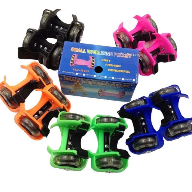 Patines Ajustables Con Luces Led Para  Zapatos-1