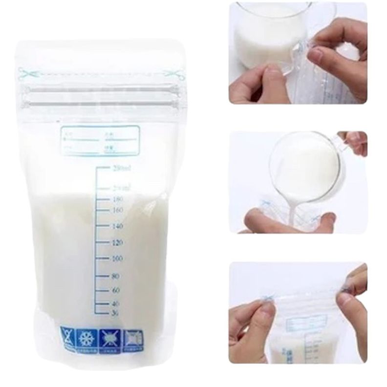 Pack De 30 Bolsas Para El Almacenamiento De Leche Materna