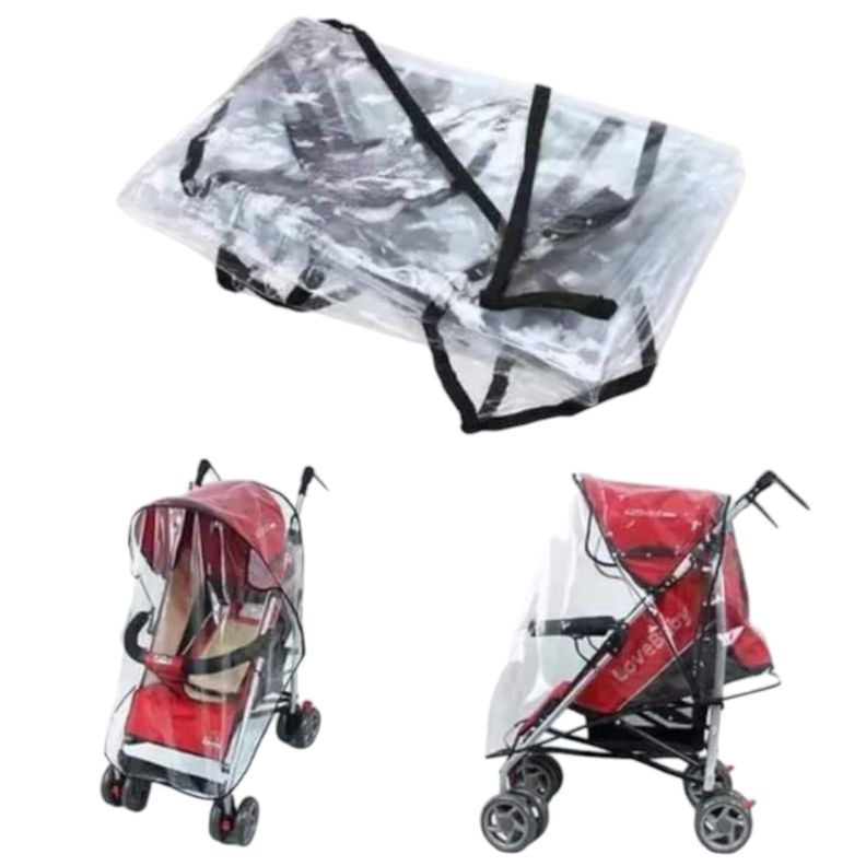 Cobertor Funda Cubre Coche Para Bebe Transparente Universal-2