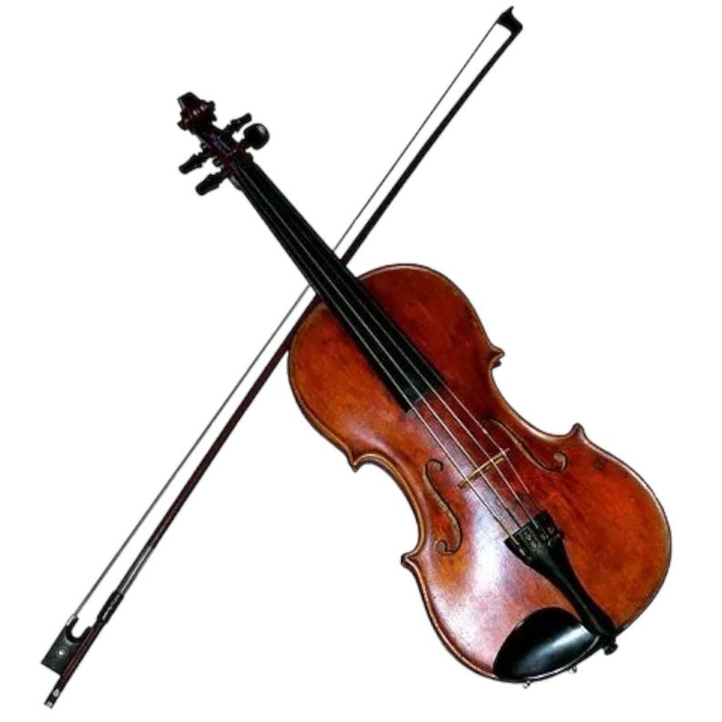 Violín Infantil De Juguete Para Niños Color Marrón-0