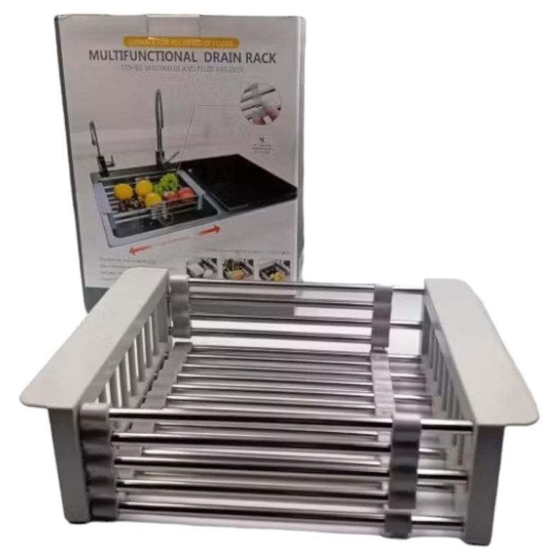 Escurridor De Platos Ajustable Multiusos, Fregadero, Estante-0
