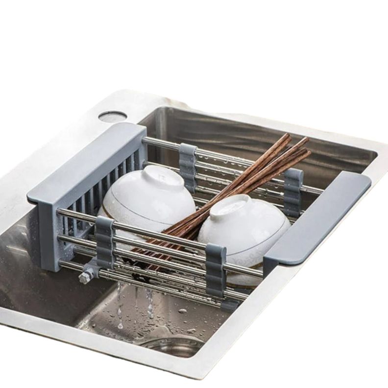 Escurridor De Platos Ajustable Multiusos, Fregadero, Estante-1