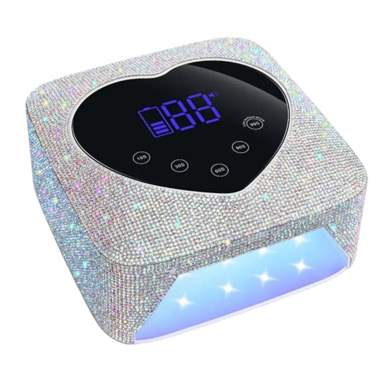 Lampara De Uñas Led Uv Recargable Inalámbrica De 72w-0
