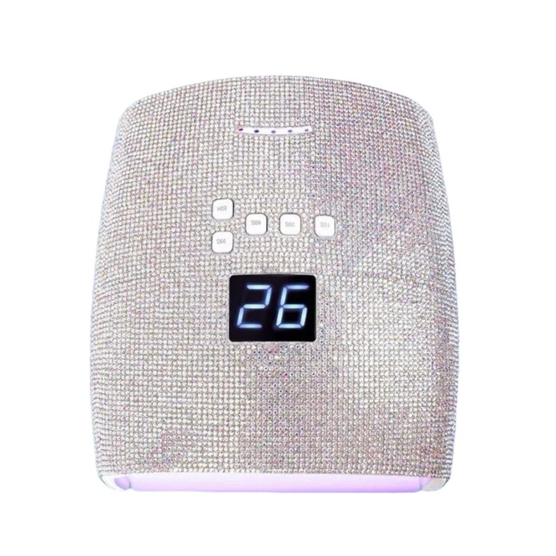 Lampara De Uñas Led Uv Recargable Inalámbrica De 66w-1