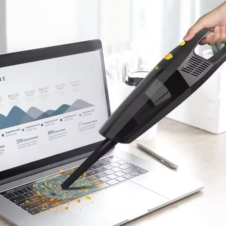 Aspiradora De Auto Hogar y Oficina Portatil Cordless 6000pa-0