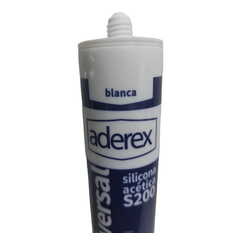 Silicona Sellante Universal Aderex Blanca 280 Ml-1