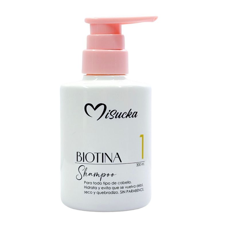 Shampoo Misucka con Biotina de 300 ml-0