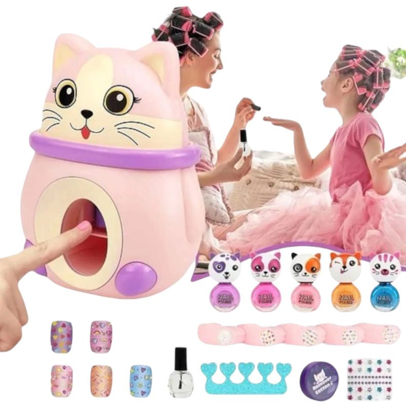 Set de Manicure Estampado de Uñas Para Niñas-1