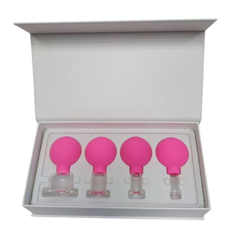 Ventosas Masajeador Facial Anticelulítico De Silicona 4P-1