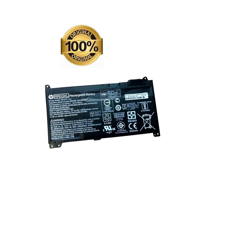 BATERIA HP Probook 450 G4 ORIGINAL 3 CELDAS          RR03XL                                                                                          	-0