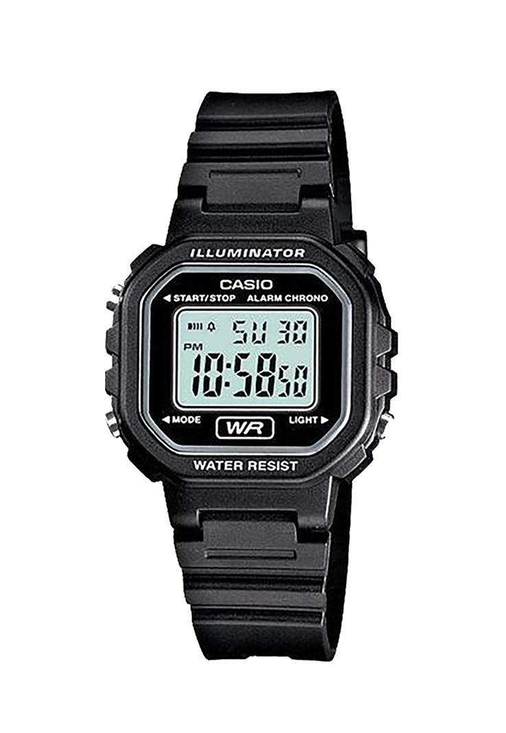 Reloj Digital LA-20WH-1A Mujer Negro-0