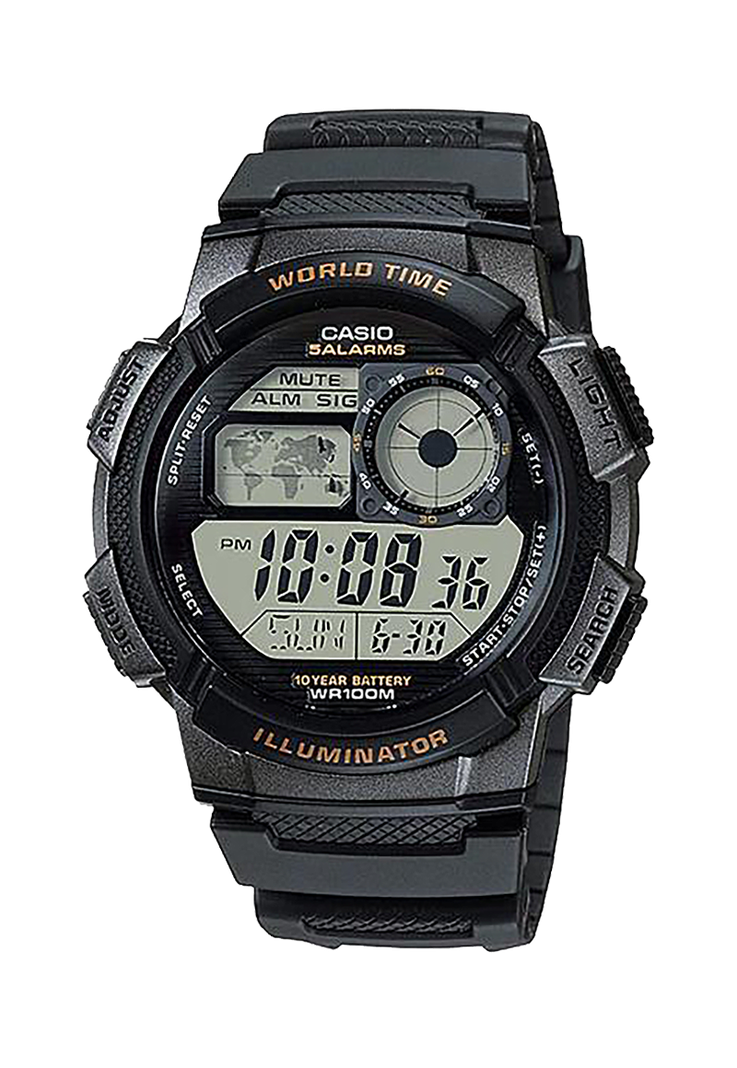 Reloj Digital AE-1000W-1AV Hombre Negro-0