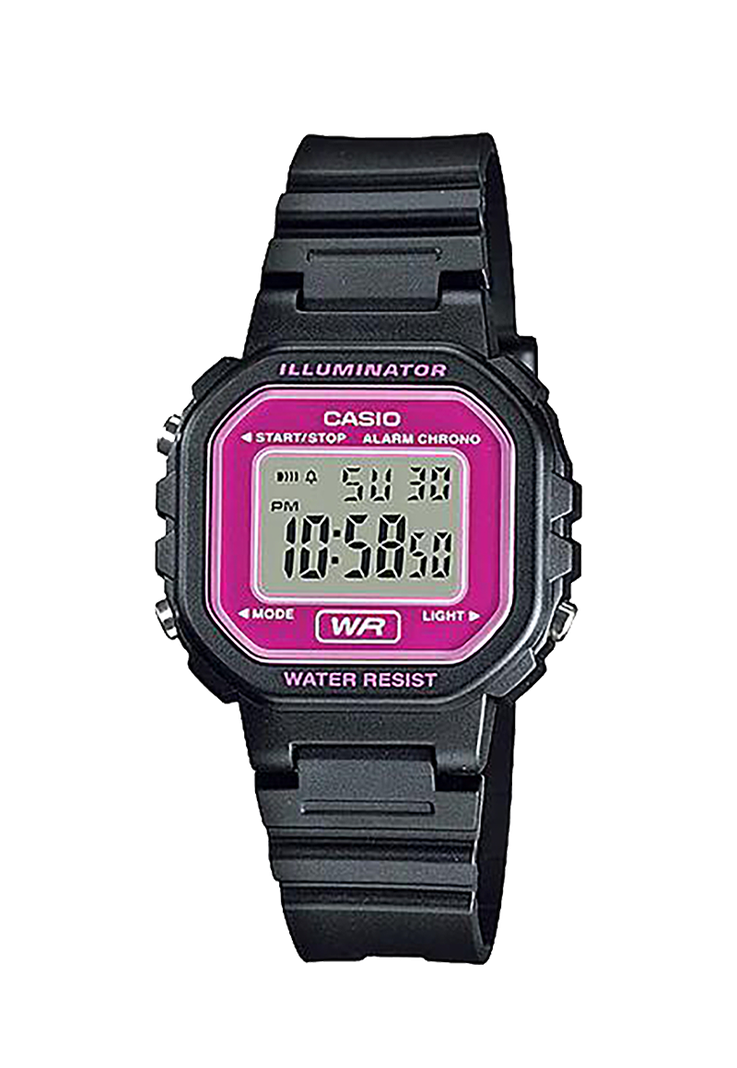 Reloj Digital LA-20WH-4A Mujer Negro-0