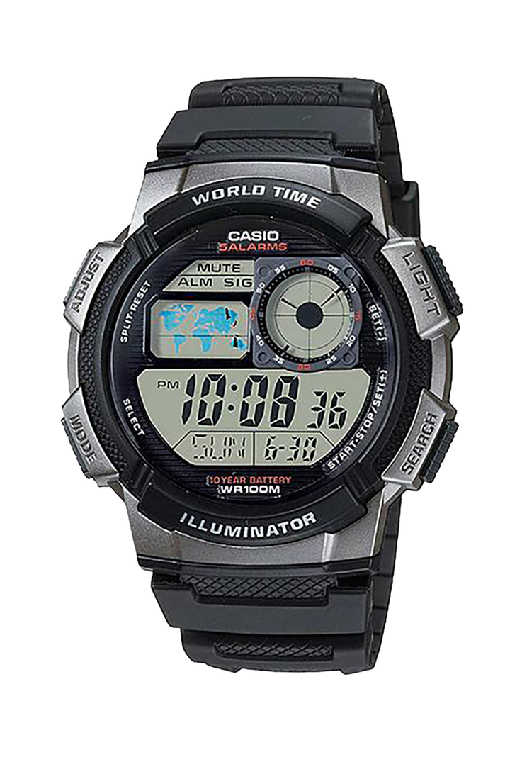 Reloj Digital AE-1000W-1BV Hombre Negro-0