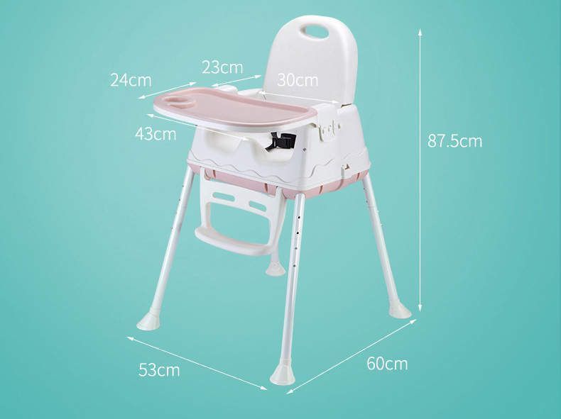 Silla De Comer Bebé - Modelo 3 En 1 - Marrón - Chitines-3