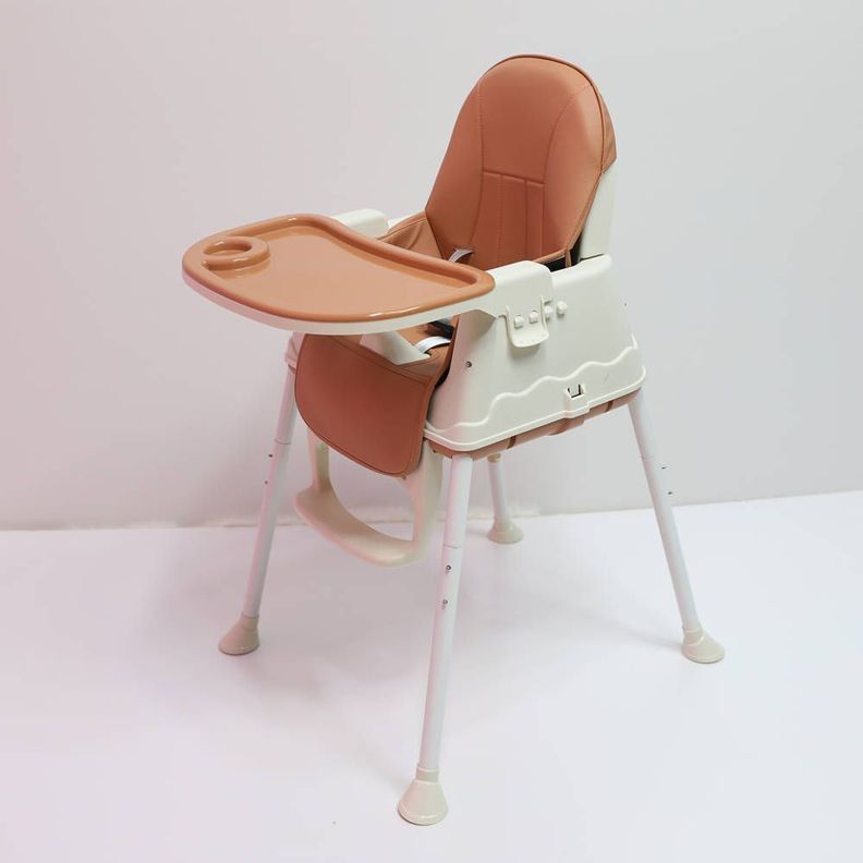 Silla De Comer Bebé - Modelo 3 En 1 - Marrón - Chitines-1