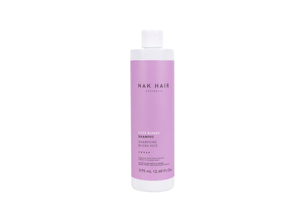 Rose blonde shampoo Nak Hair Australia.-0