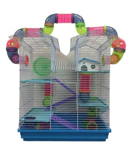 Jaula Hamster 5 Niveles Casita  Tuberia Exterior 47809-0