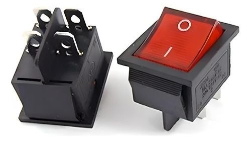 Interruptor Switch Universal On/off 4pines Con Luz 12v Nº45-0