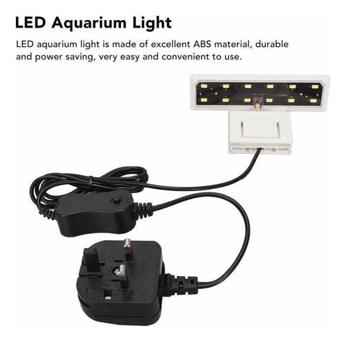 Iluminacion Luz Led Súper Delgada Acuario Pecera 5w Zy-10z-2