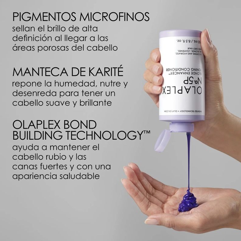 Olaplex 5p Acondicionador Tonalizante Violeta Para Rubios 250 ml-3