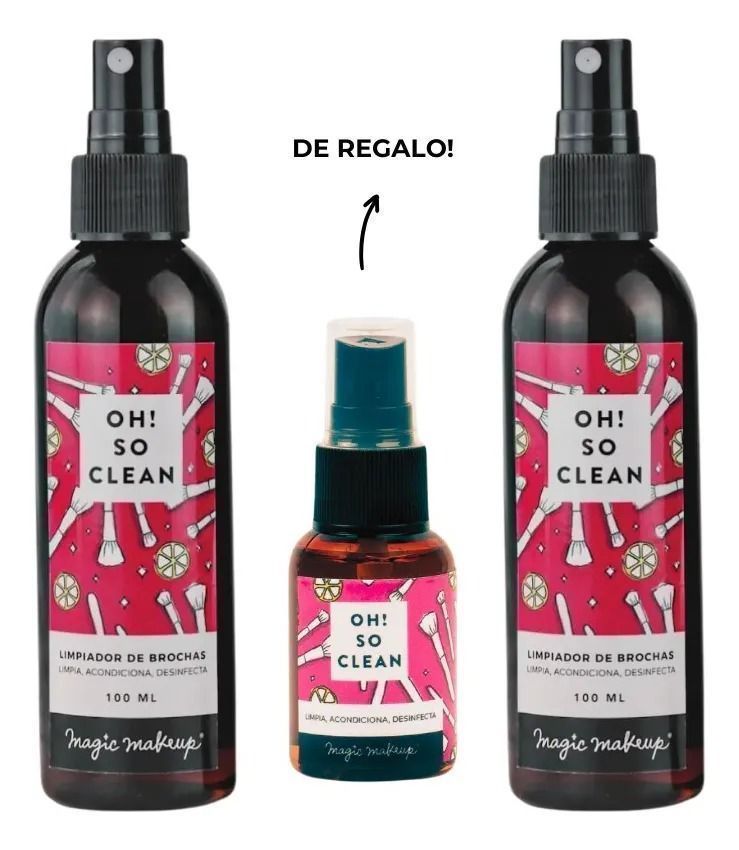 OH SO CLEAN Pack Limpiador Instant neo De Brochas travel size de REGALO