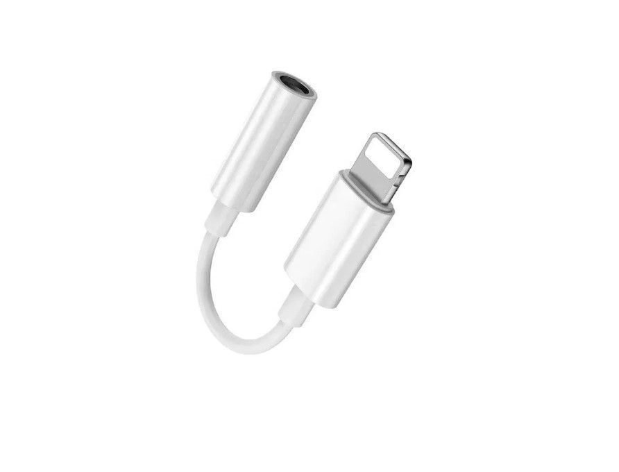 Adaptador Auricular Compatible iPhone A Miniplug 3.5 Mm-0