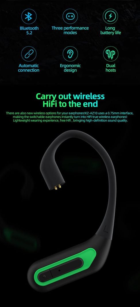 Kz Az10 Modulo Bluetooth 5.2 - Cables Para Audífonos Kz.-6