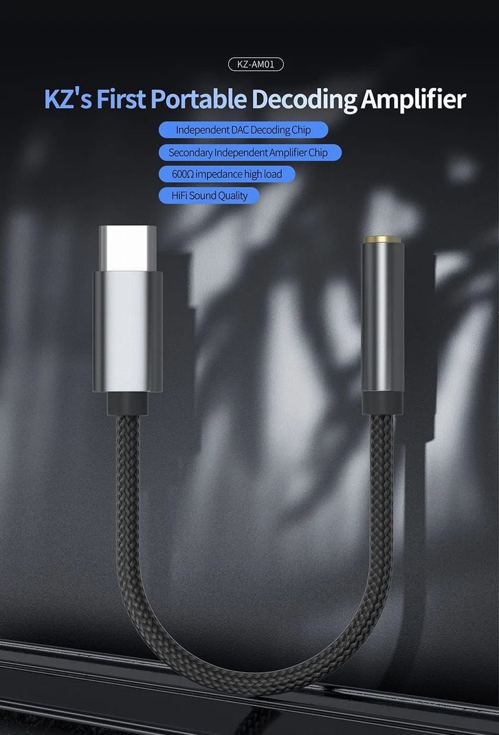 KZ AM01 – DAC – Cable para Audifonos Tipo C.-2