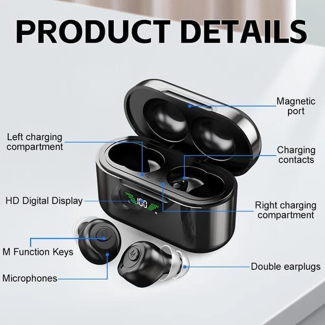 Audífono para Sordos Recargables Ortopedicos con Bluetooth.-4