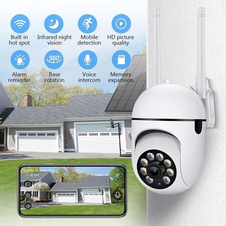 Cámara Domo Ip Exterior Yoosee 360° | Wifi | Hd-2