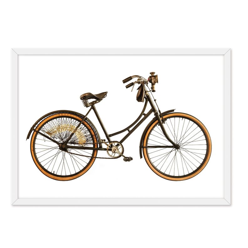 Cuadro Individual  Bicicleta Vintage Reto -0