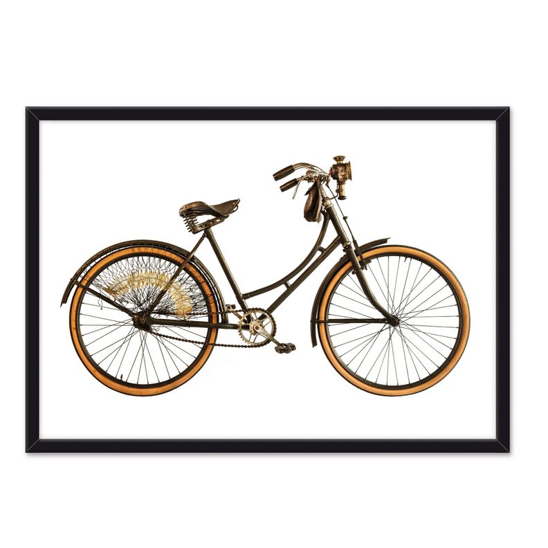 Cuadro Individual  Bicicleta Vintage Reto -0