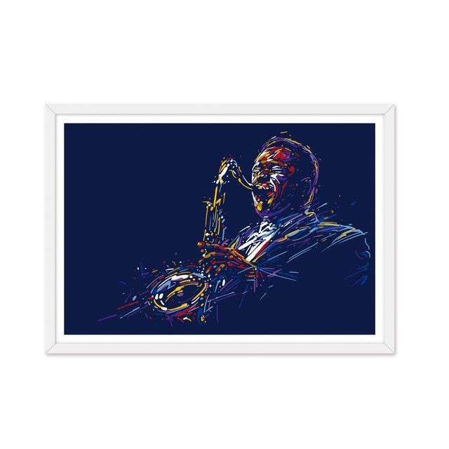 Cuadro individual Músico Saxofón-0