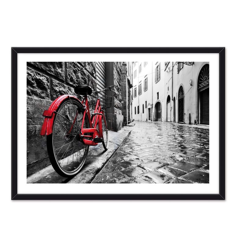 Cuadro bicicleta Marco Negro -0