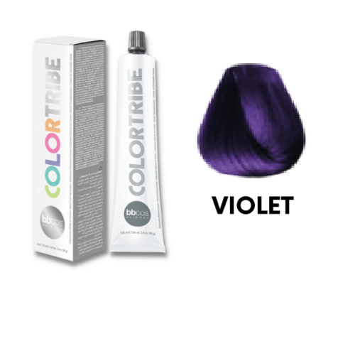Tintura fantasía Colortribe BBcos 100ml tono Violeta-0